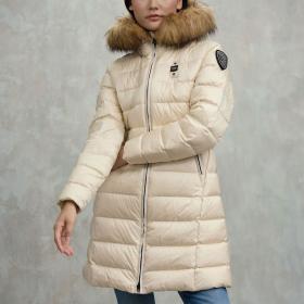 Piumino Giubbotto Giacca Blauer Lungo Con Pelliccia Kristin da donna rif. 25WBLDK03103-006047