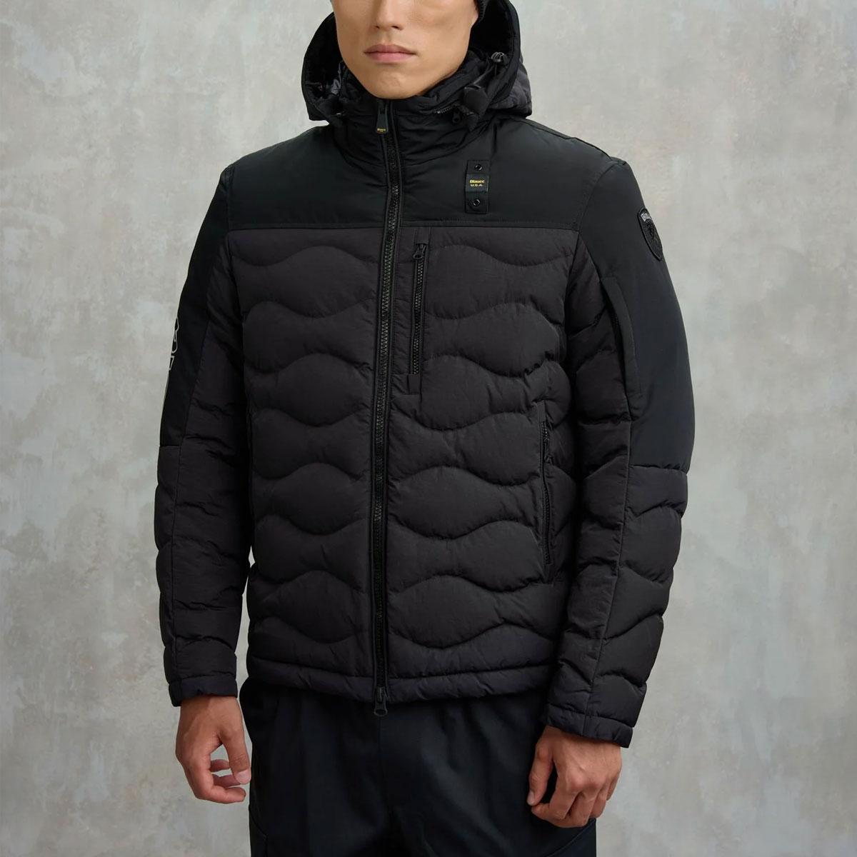 Giubbotto Piumino Blauer Effetto Stropicciato Ferwood da uomo rif. 25WBLUC02152-007287