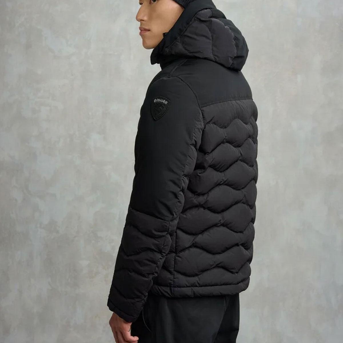 Giubbotto Piumino Blauer Effetto Stropicciato Ferwood da uomo rif. 25WBLUC02152-007287