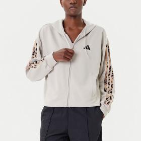 Felpa Adidas Originals Animal Print 3-Stripes da donna rif. JM1860