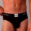 Slip Calvin Klein Underwear Icon Logo Graphic 3Pack da uomo rif. LV00NB4475
