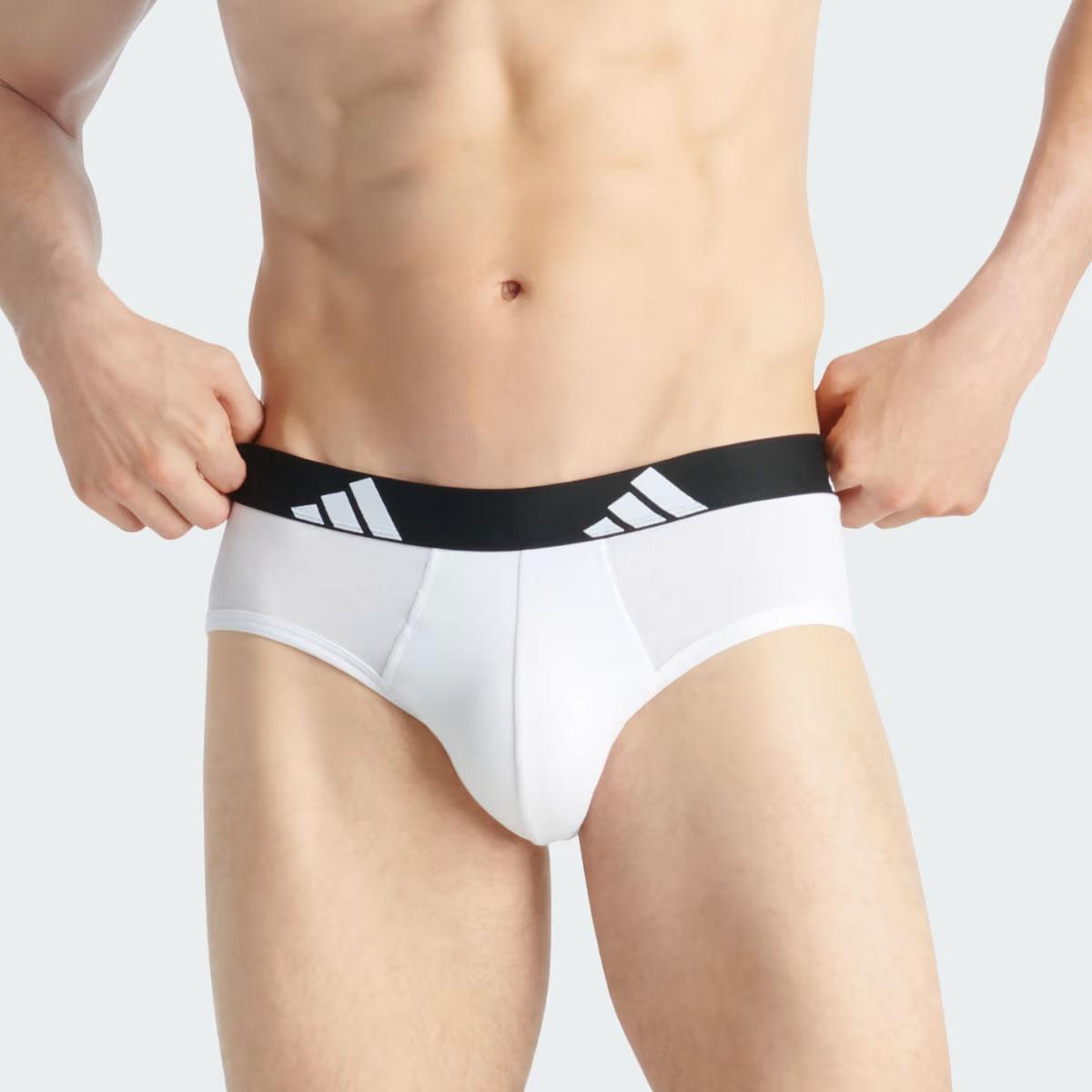 Boxer slip Adidas 3 pezzi Active Flex Cotton da uomo rif. JK3943