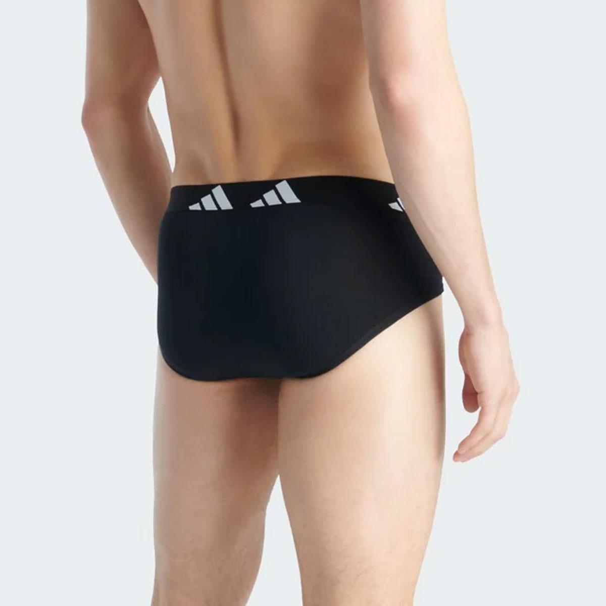 Boxer slip Adidas 3 pezzi Active Flex Cotton da uomo rif. JK3936