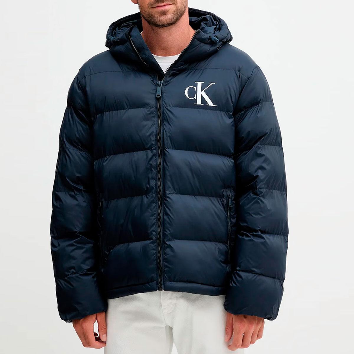 Giubbotto Bomber Calvin Klein Jeans con cappuccio da uomo rif. LV04RD528G