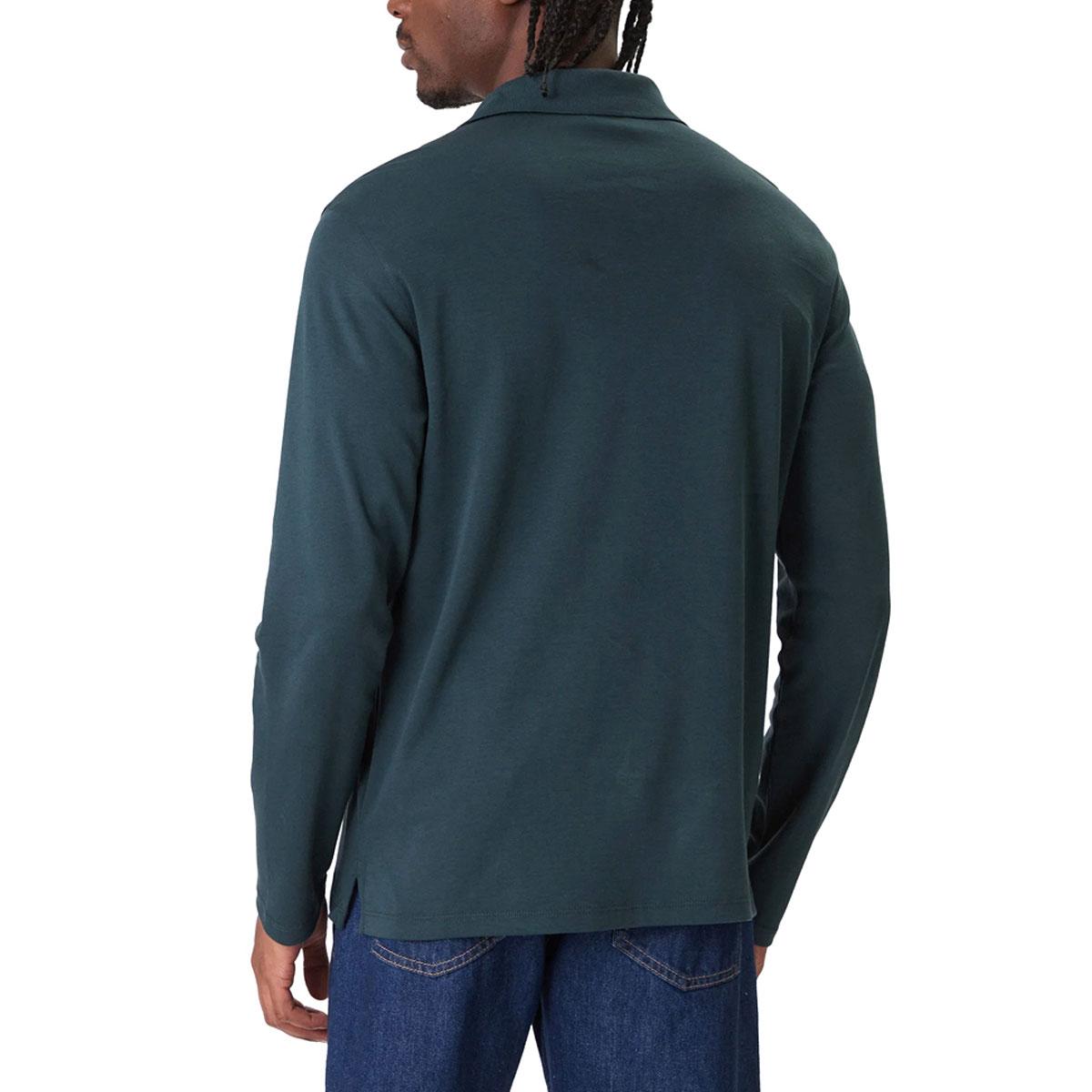 Polo Calvin Klein a maniche lunghe in cotone Supima da uomo rif. LV040EM909