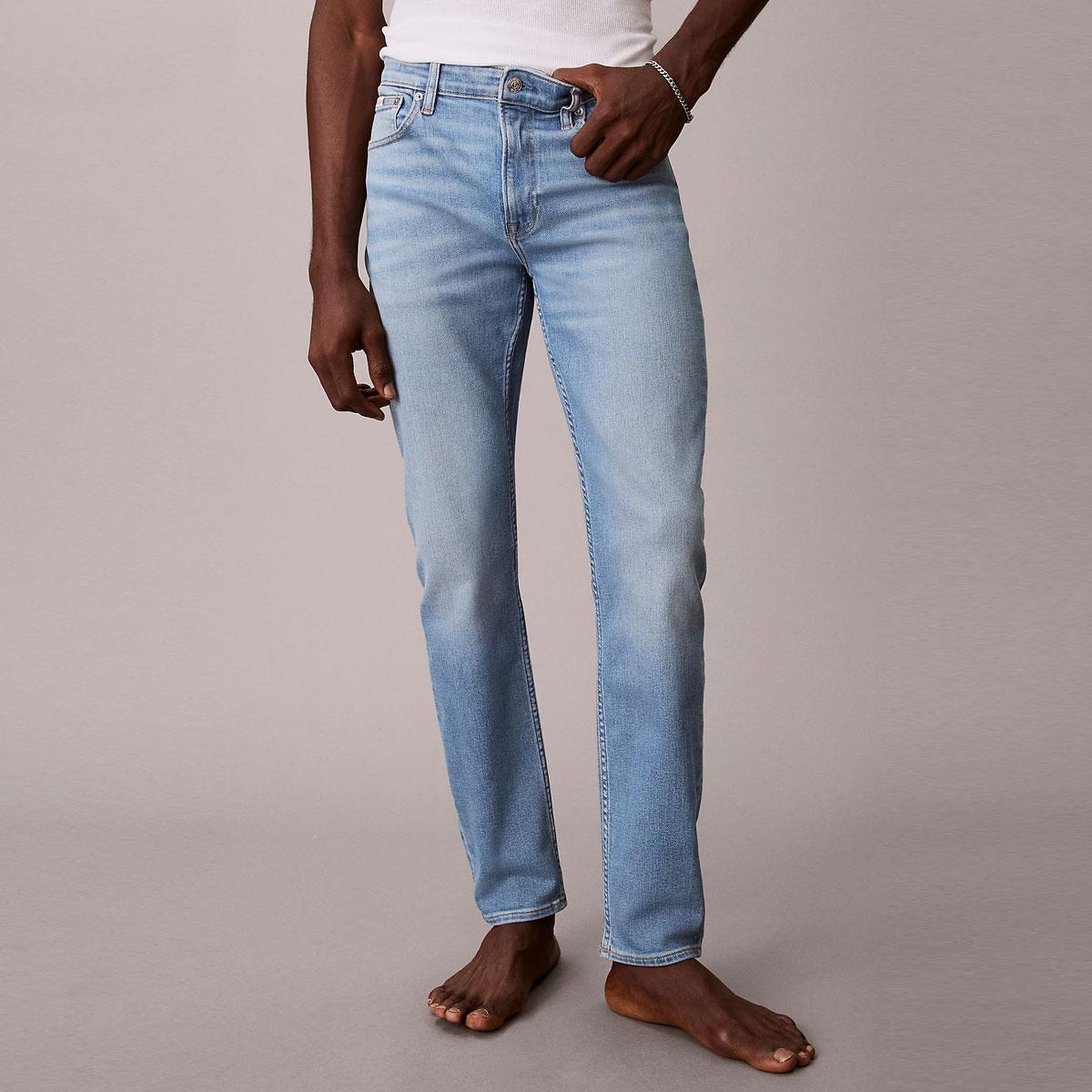 Jeans Pantaloni Calvin Klein in denim da uomo rif. LV04RE780G