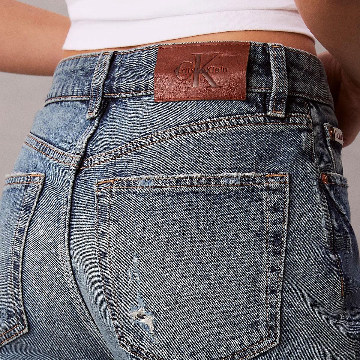 Jeans Calvin Klein High Rise Straight Jeans da donna rif. LV047E788G