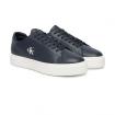Scarpe Sneakers Calvin Klein Premier in pelle con logo da uomo rif. YM0YM01460