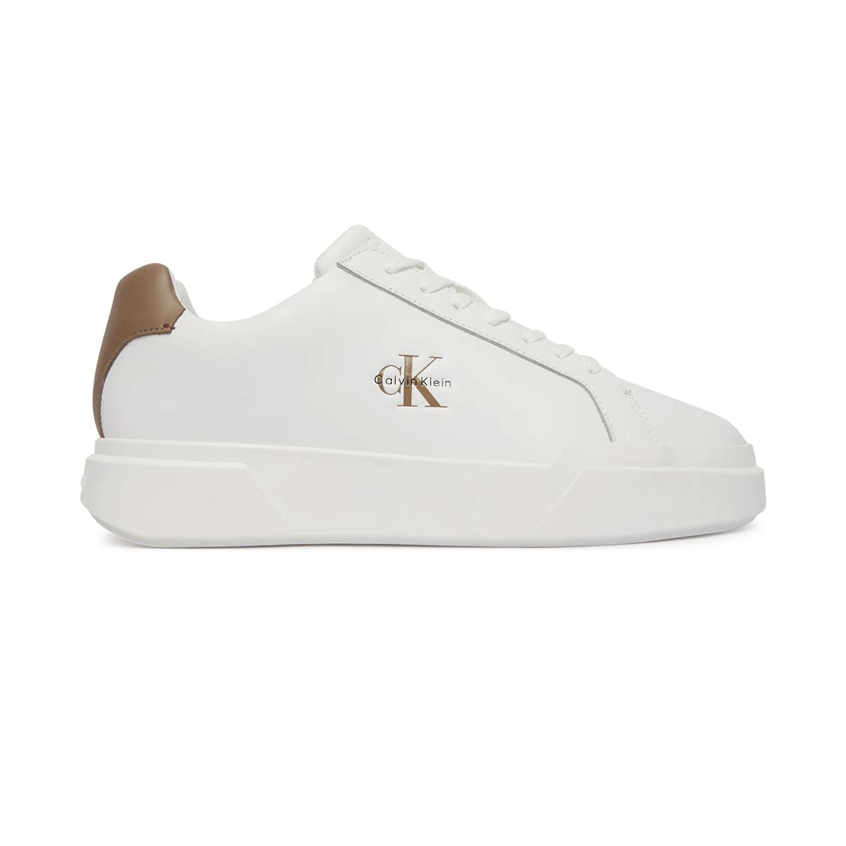 Scarpe Sneakers Calvin Klein Jeans NYC in pelle resistente da uomo rif. YM0YM01344