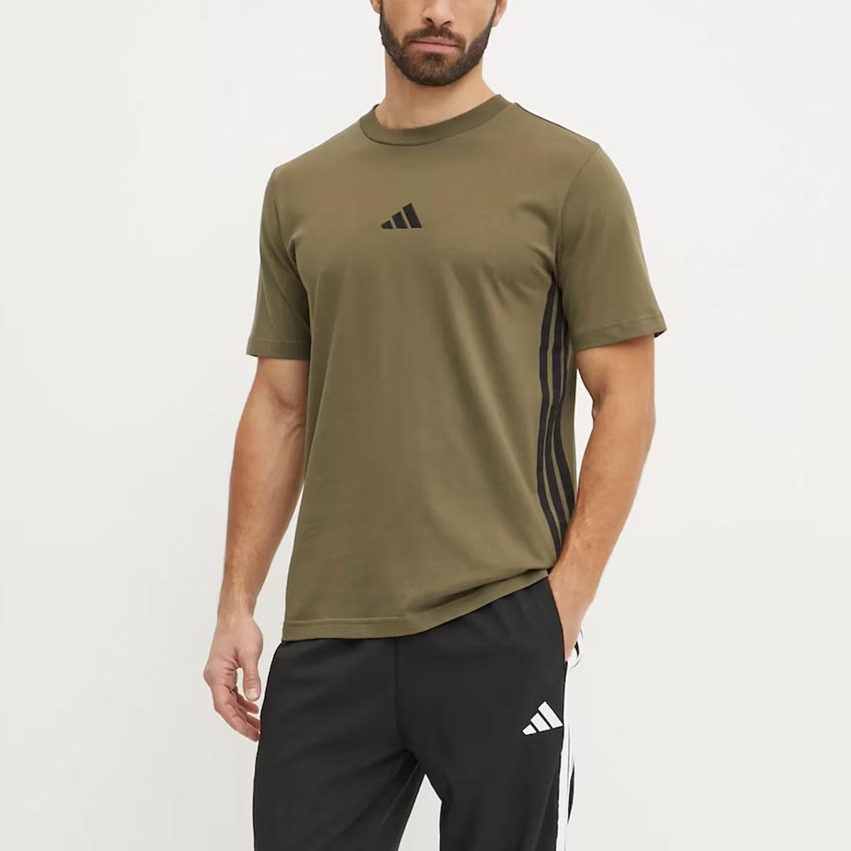 T-shirt Adidas Essentials 3-Stripes da Uomo rif. JE6391