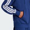 Felpa Adidas Con Cappuccio Essentials French Terry 3-Stripes Full-Zip da uomo rif. JE6341