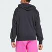 Felpa Adidas Con Cappuccio Essentials French Terry 3-Stripes Full-Zip da uomo rif. JD1877