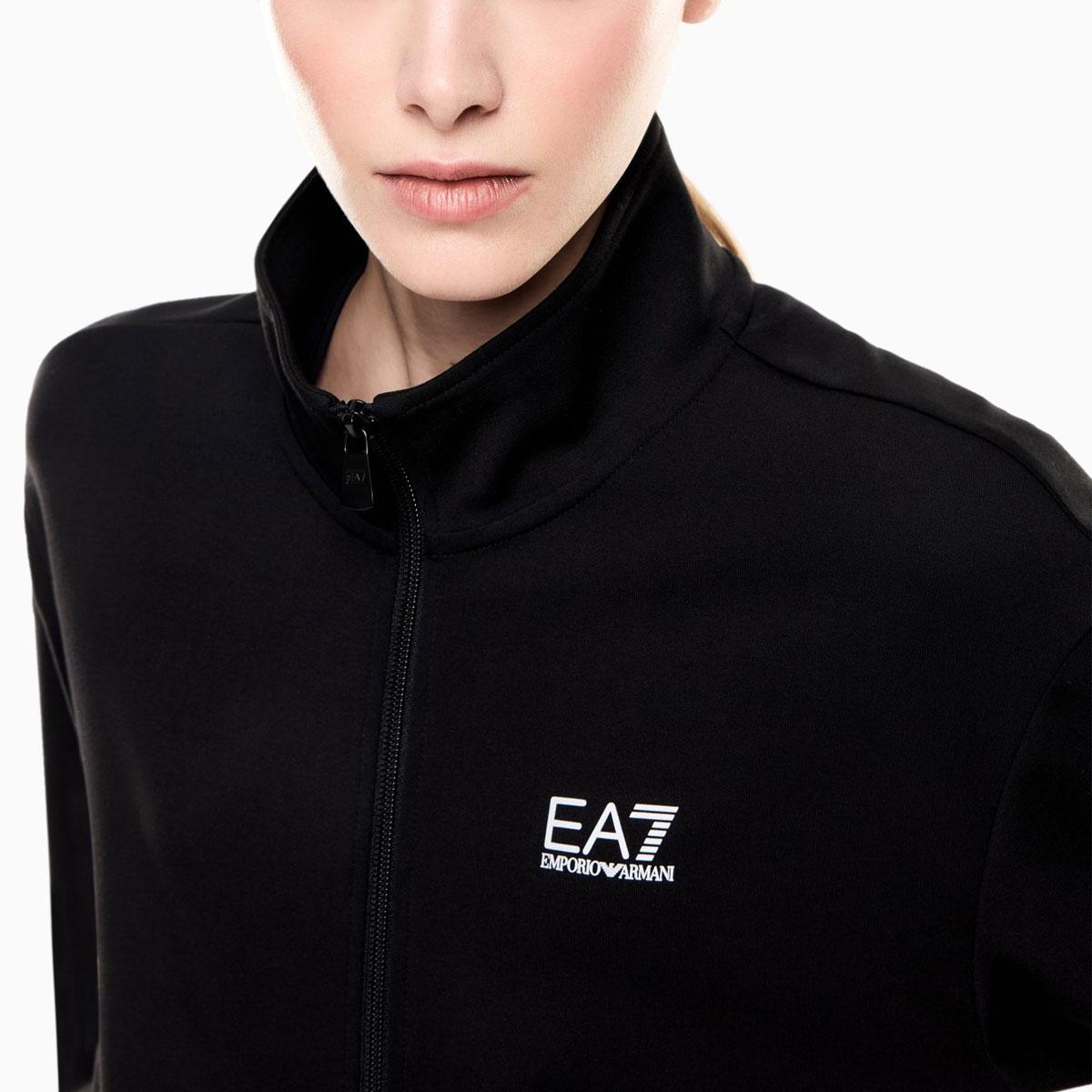 Felpa Emporio Armani EA7 Con Zip Dynamic Athlete In Tessuto Tecnico Natural Ventus7 Asv da donna rif. 7W001152 AF12501