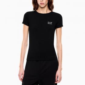 T-shirt Emporio Armani EA7 In Tessuto Tecnico Natural Ventus7 Asv da donna rif. 7W001149 AF12945