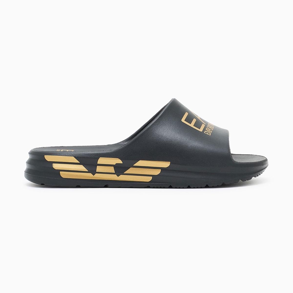 Ciabatte Emporio Armani EA7 Slides Crusher Distance Con Maxi Logo da uomo rif. 7X000356 AF18618