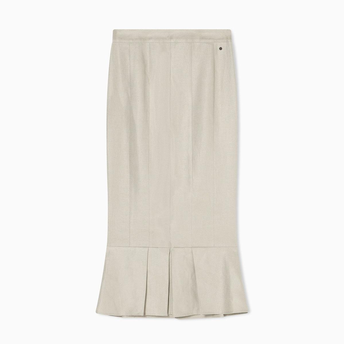 Gonna Armani Exchange Midi In Twill Di Lino da donna rif. XW002309 AF21530