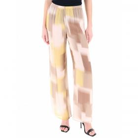 Pantaloni Armani Exchange Ampi In Viscosa Stampa Astratta da donna rif. XW002300 AF21554