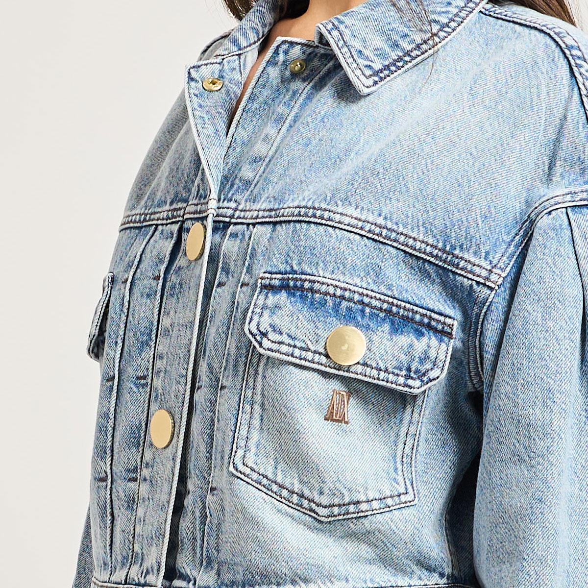 Giacca Giubbotto Armani Exchange in denim da donna rif. XW002260 AF21338