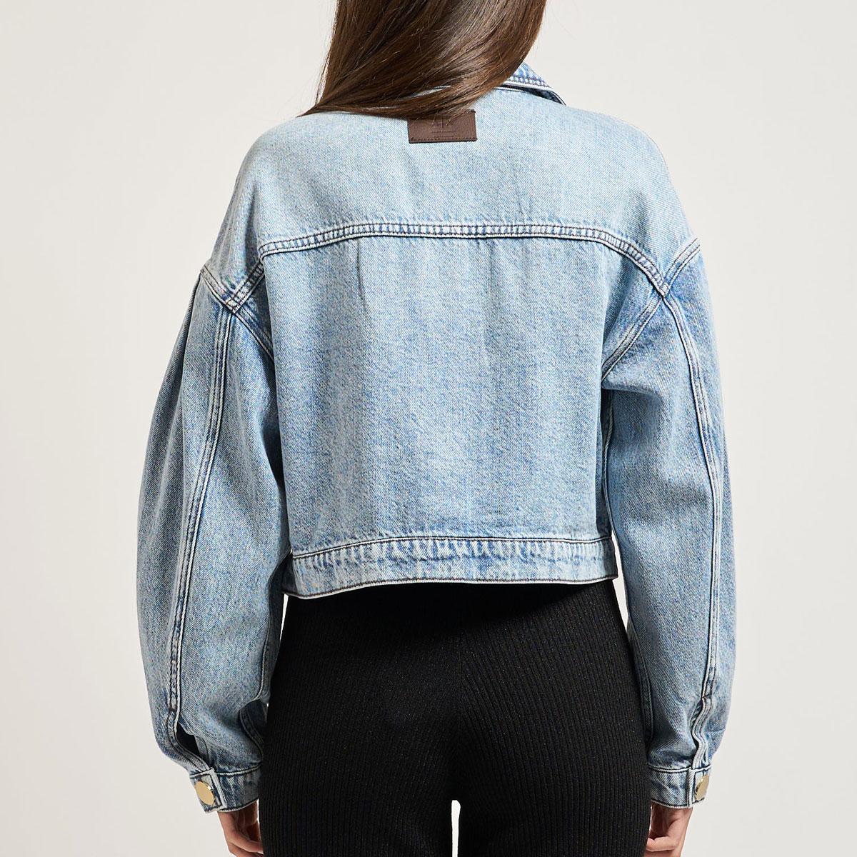 Giacca Giubbotto Armani Exchange in denim da donna rif. XW002260 AF21338