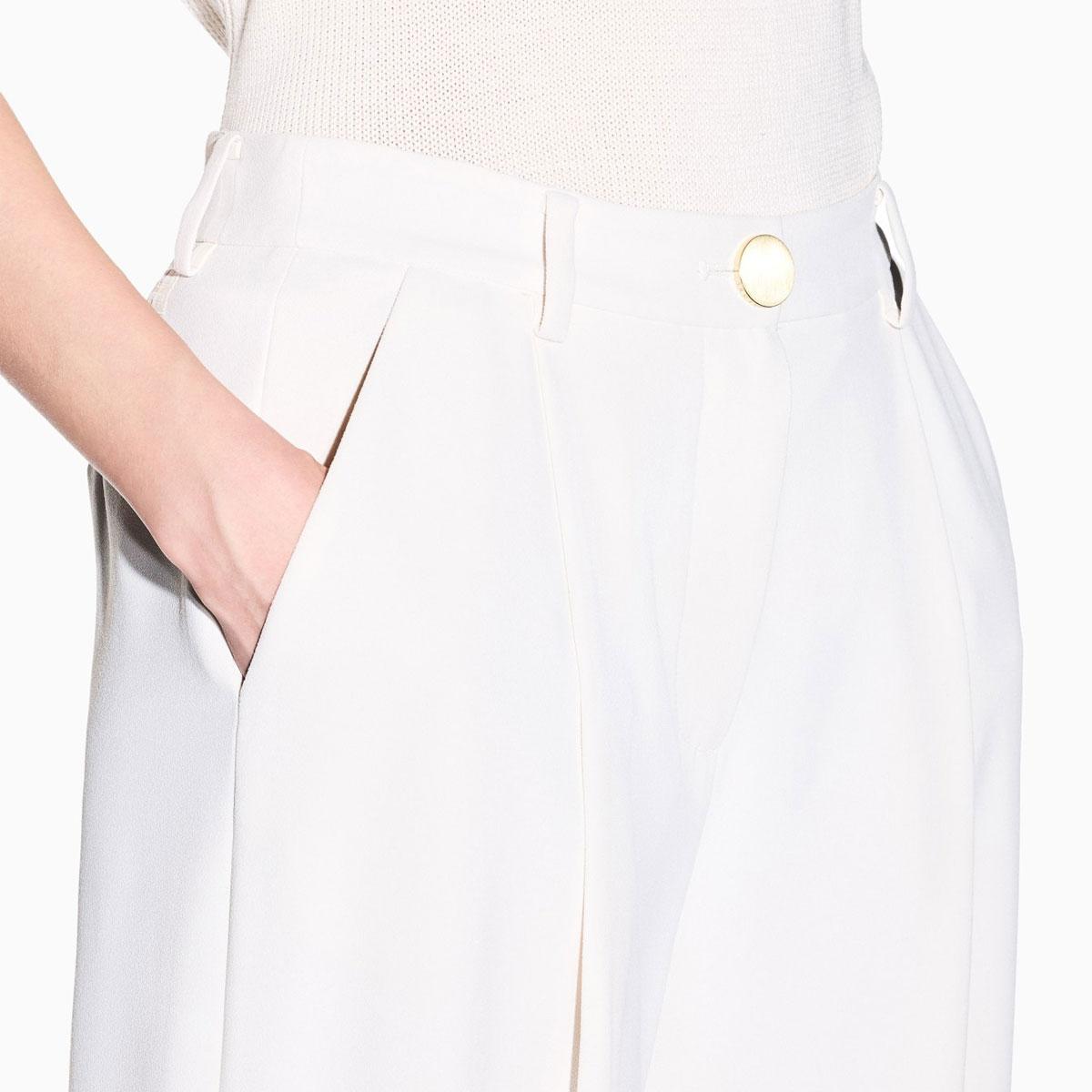 Pantaloni Armani Exchange Fluidi In Crepe Leggera da donna rif. XW001949 AF21555