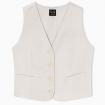 Gilet Armani Exchange Sartoriale In Raso Crepe Riciclato da donna rif. XW001954 AF21553