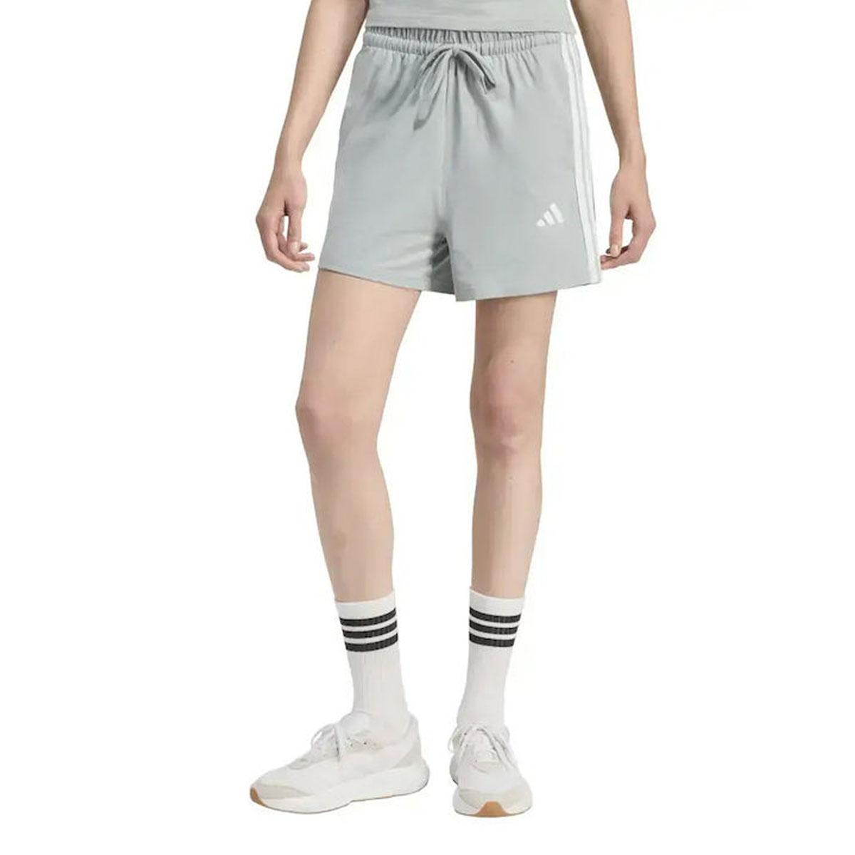 Shorts pantaloncini Adidas Essentials 3-Stripes Cotton da donna rif. KR2725