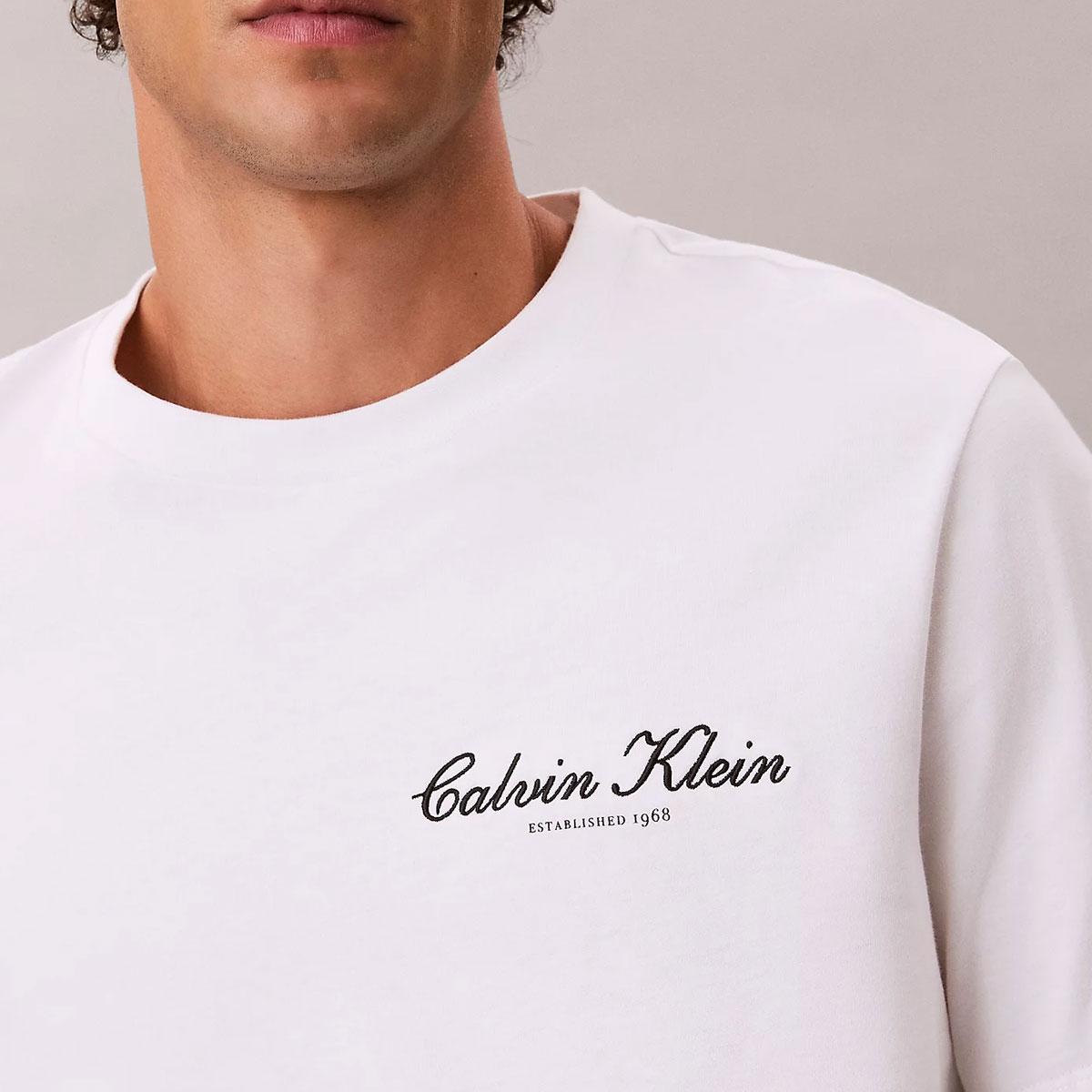 T-shirt Calvin Klein Jeans Con Logo Ricamato da uomo rif. LV04RF822G