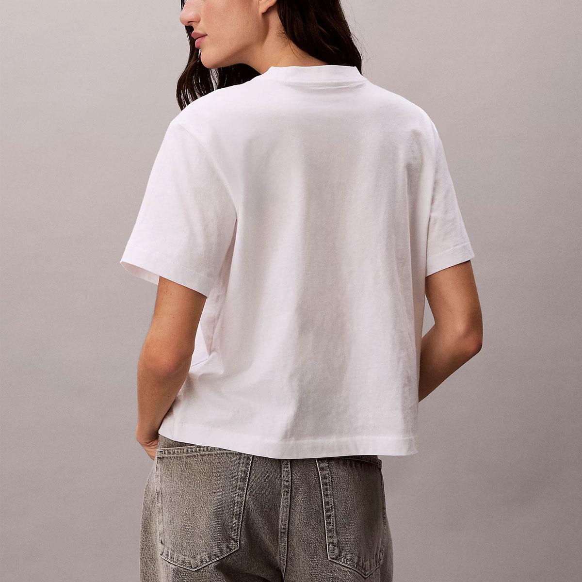 T-shirt Calvin Klein Jeans con logo grafico da donna rif. LV047F800G