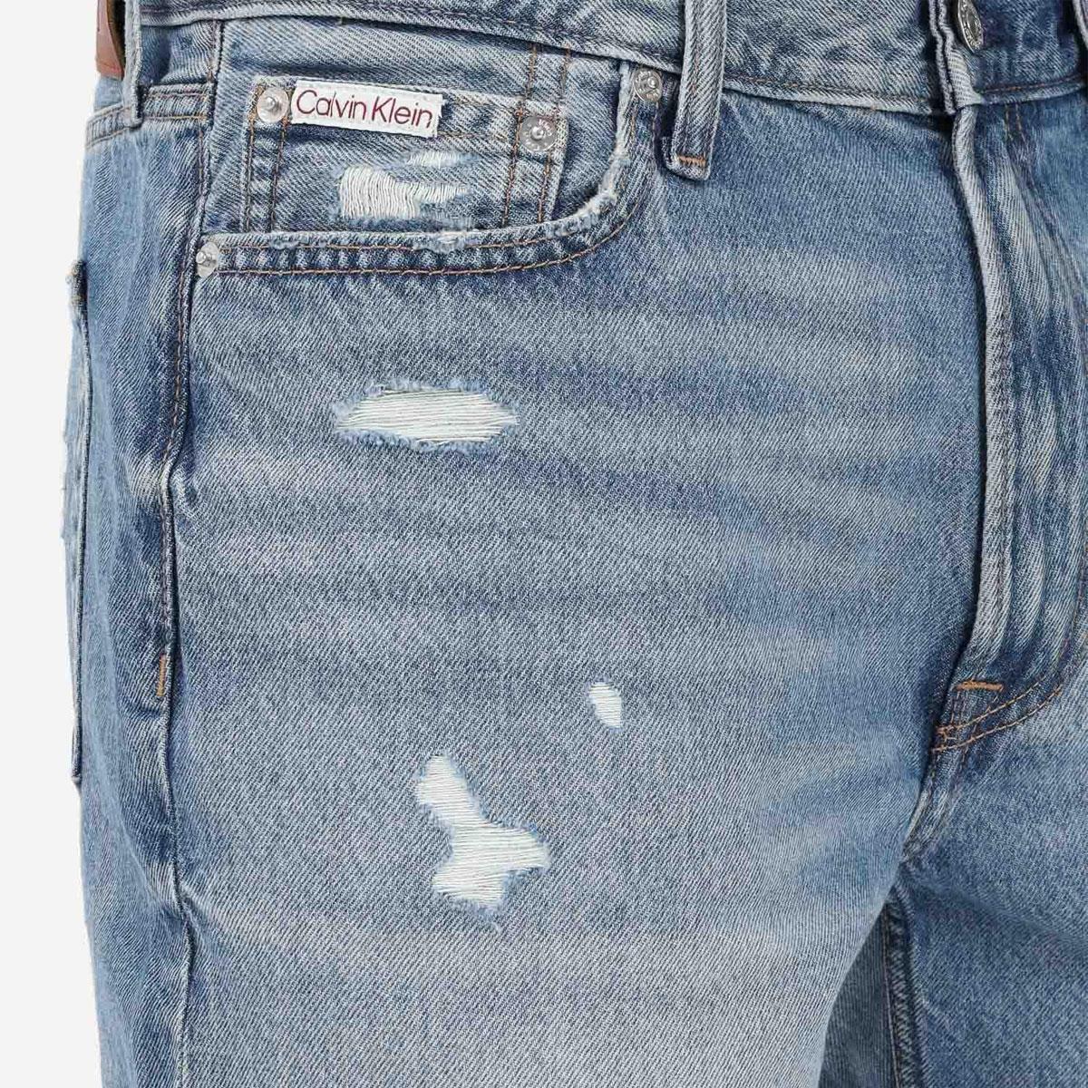 Pantaloncini shorts Calvin Klein Jeans In Denim da uomo rif. LV04RF790G