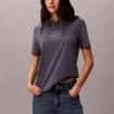 T-shirt Calvin Klein Jeans con logo Metallizzato Lucido da donna rif. LV047D873G