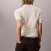 T-shirt Calvin Klein Jeans a maniche corte in maglia intrecciata da donna rif. LV047F320G