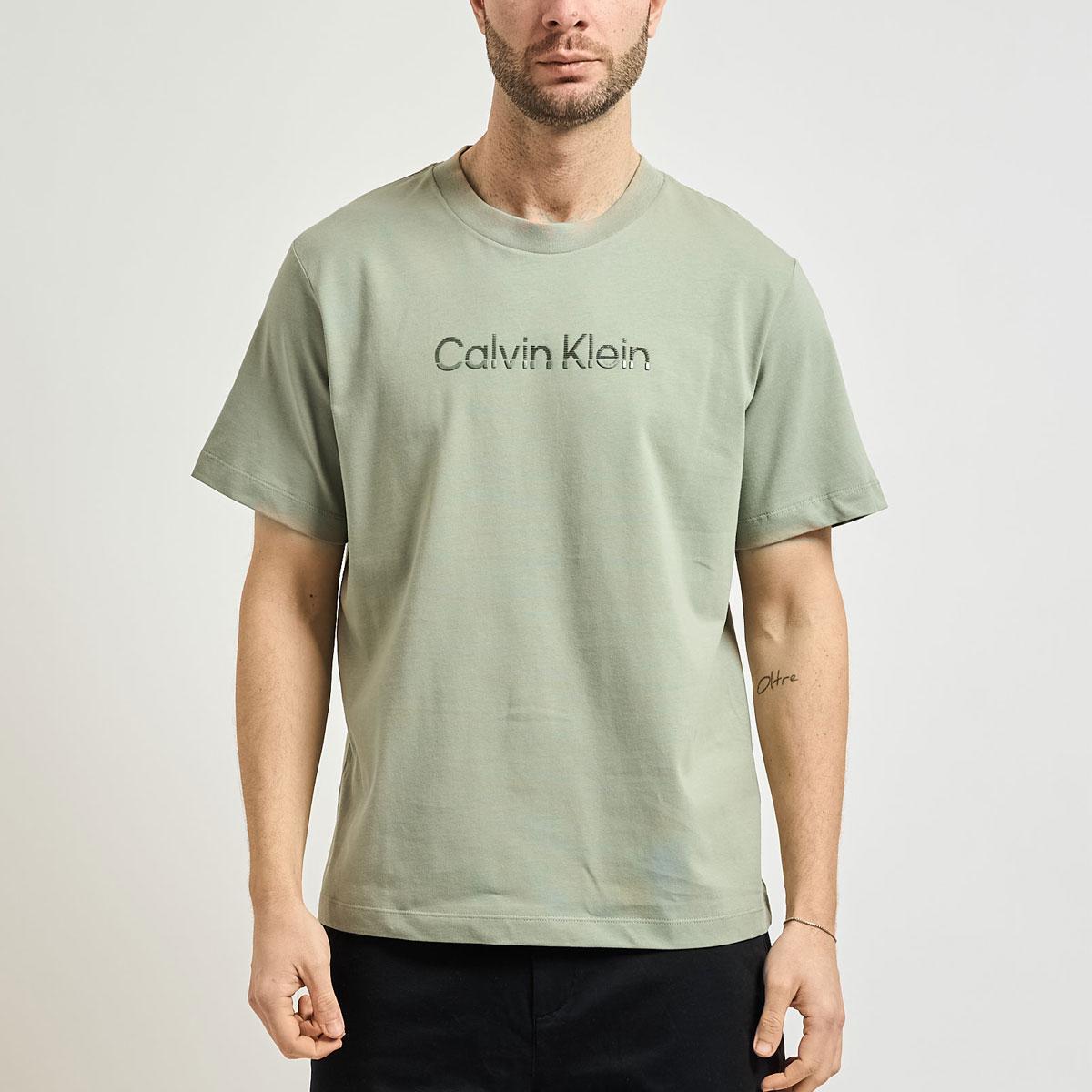T-shirt Calvin Klein Con Logo da uomo rif. LV04LF813G