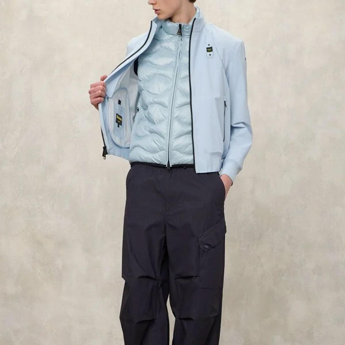 Bomber Piumino Blauer Bomber Nastrato Anson da uomo rif. 26SBLUC11231-006787