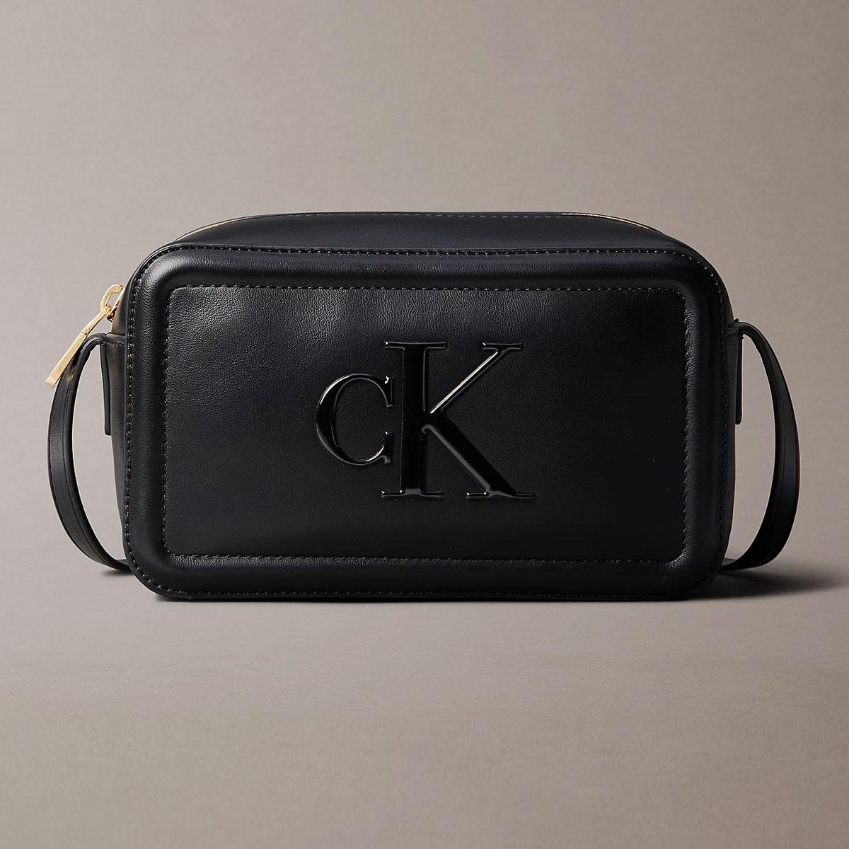 Borsa Calvin Klein per fotocamera con monogramma stampato da donna rif. LV04F3220G