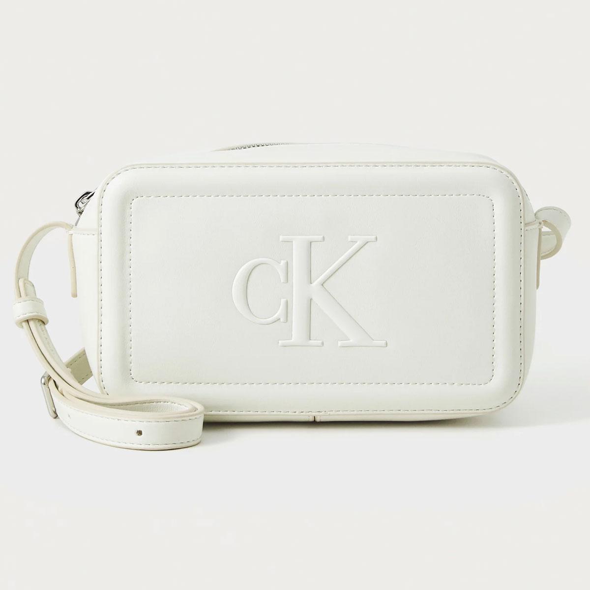Borsa Calvin Klein per fotocamera con monogramma stampato da donna rif. LV04F3220G
