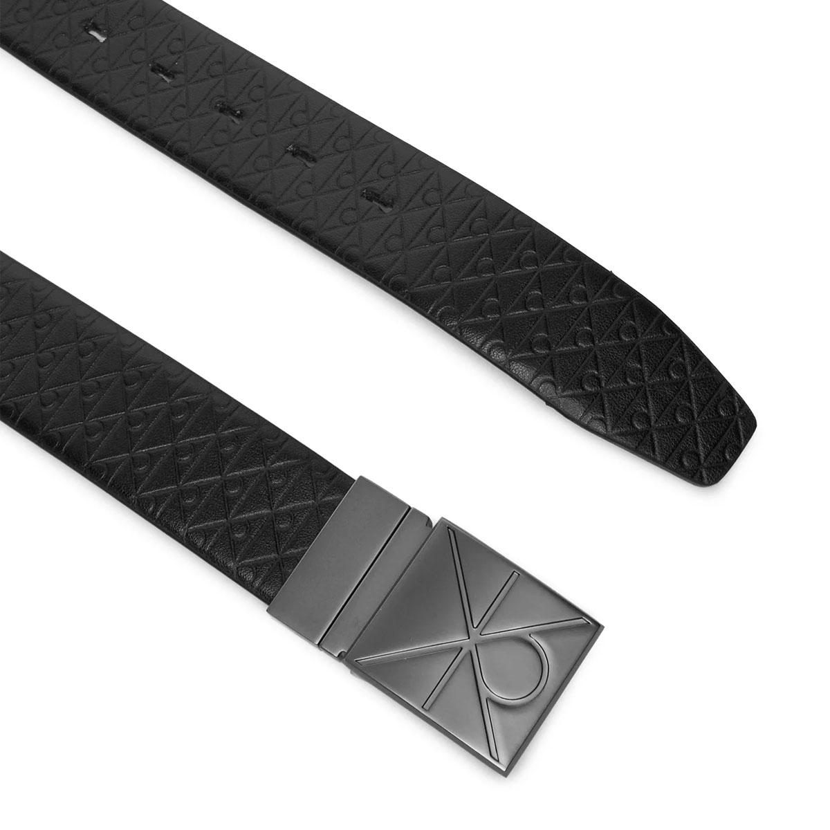 Cintura Calvin Klein Double-Face In Pelle Con Logo da Uomo rif. LV04D7083G