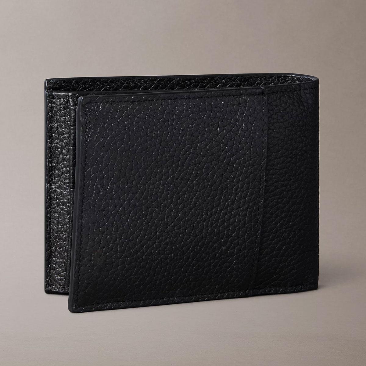 Portafoglio Calvin Klein a tre ante RFID in pelle pieno fiore da uomo rif. LV04D1241G