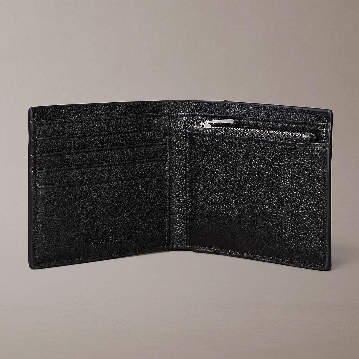 Portafoglio Calvin Klein a libro con logo monogramma all-over da uomo rif. LV04D1175G