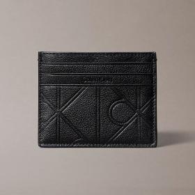 Portacarte Portafoglio Calvin Klein con emblem logo all-over stampato da uomo rif. LV04D1174G