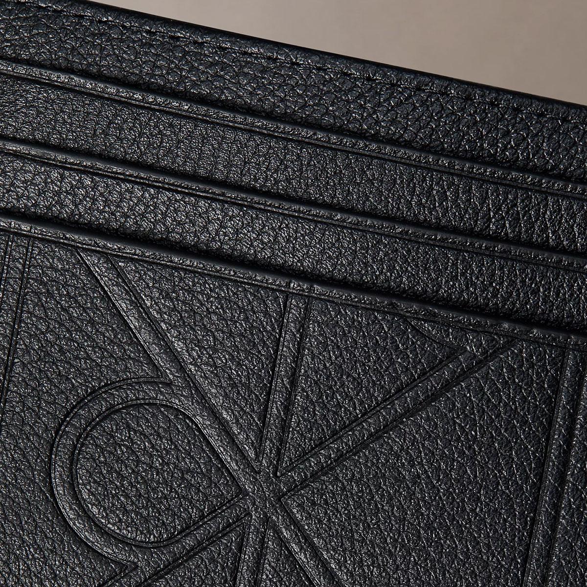 Portacarte Portafoglio Calvin Klein con emblem logo all-over stampato da uomo rif. LV04D1174G