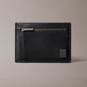 Portacarte Portafoglio Calvin Klein testurizzato con emblem logo da uomo rif. LV04D1168G