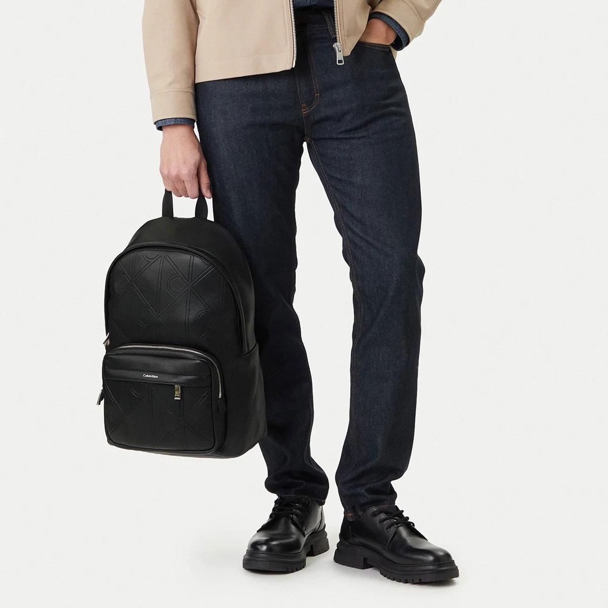 Zaino Calvin Klein con logo con emblema goffrato unisex rif. LV04D3398G