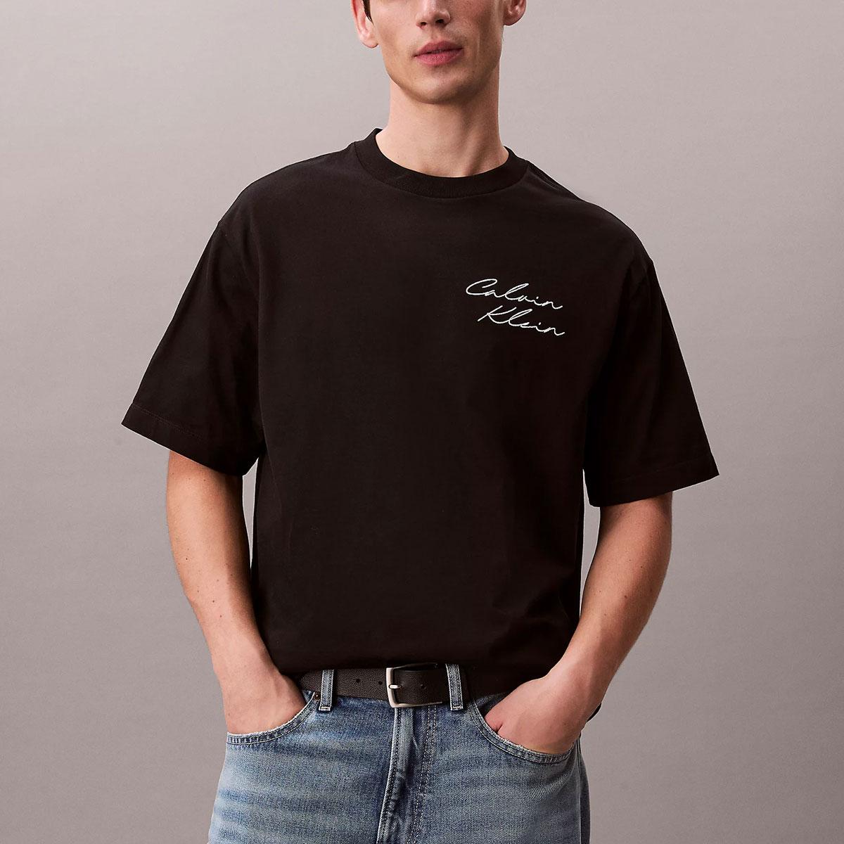 T-shirt Calvin Klein Con Logo da uomo rif. LV04RE828G