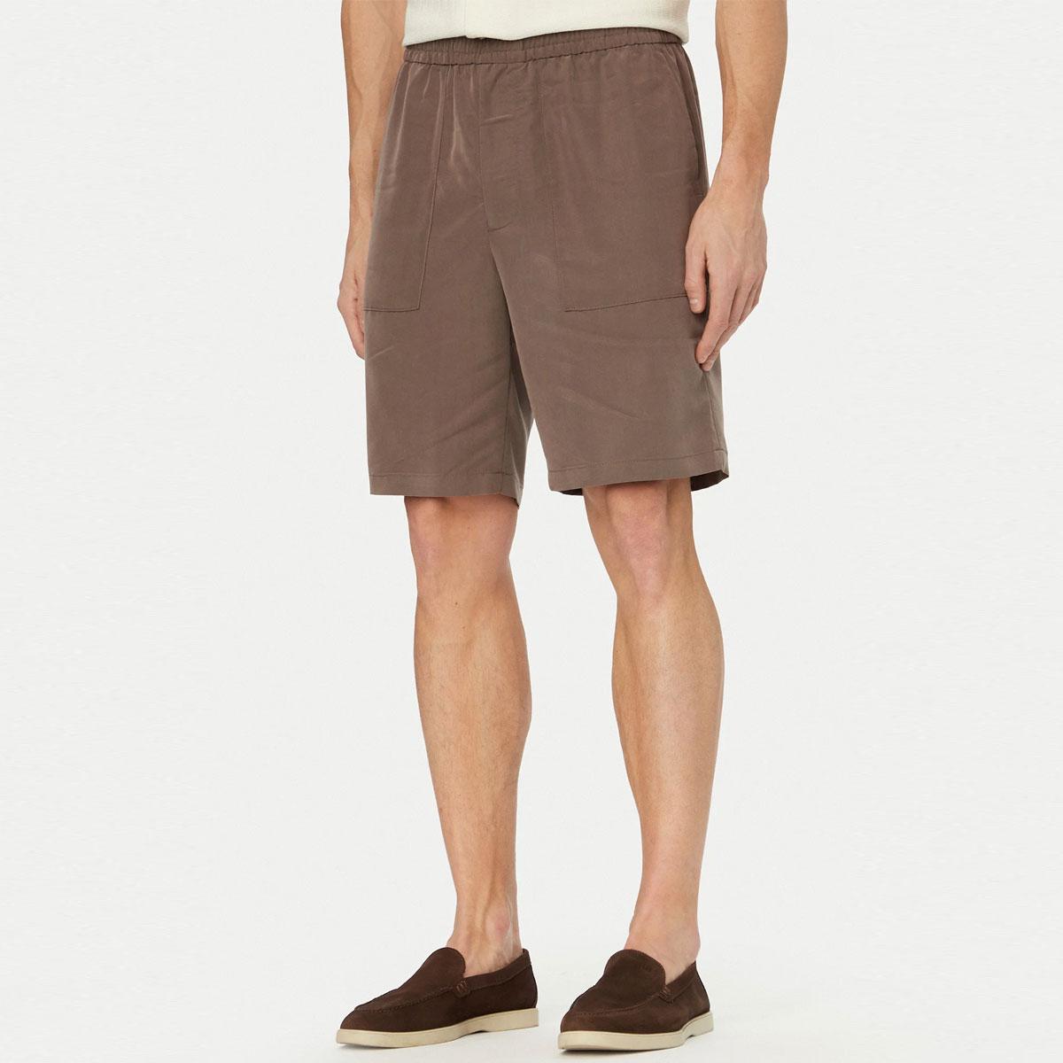 Pantaloncini shorts Calvin Klein in morbido modal con cordoncino da uomo rif. LV04LF614G
