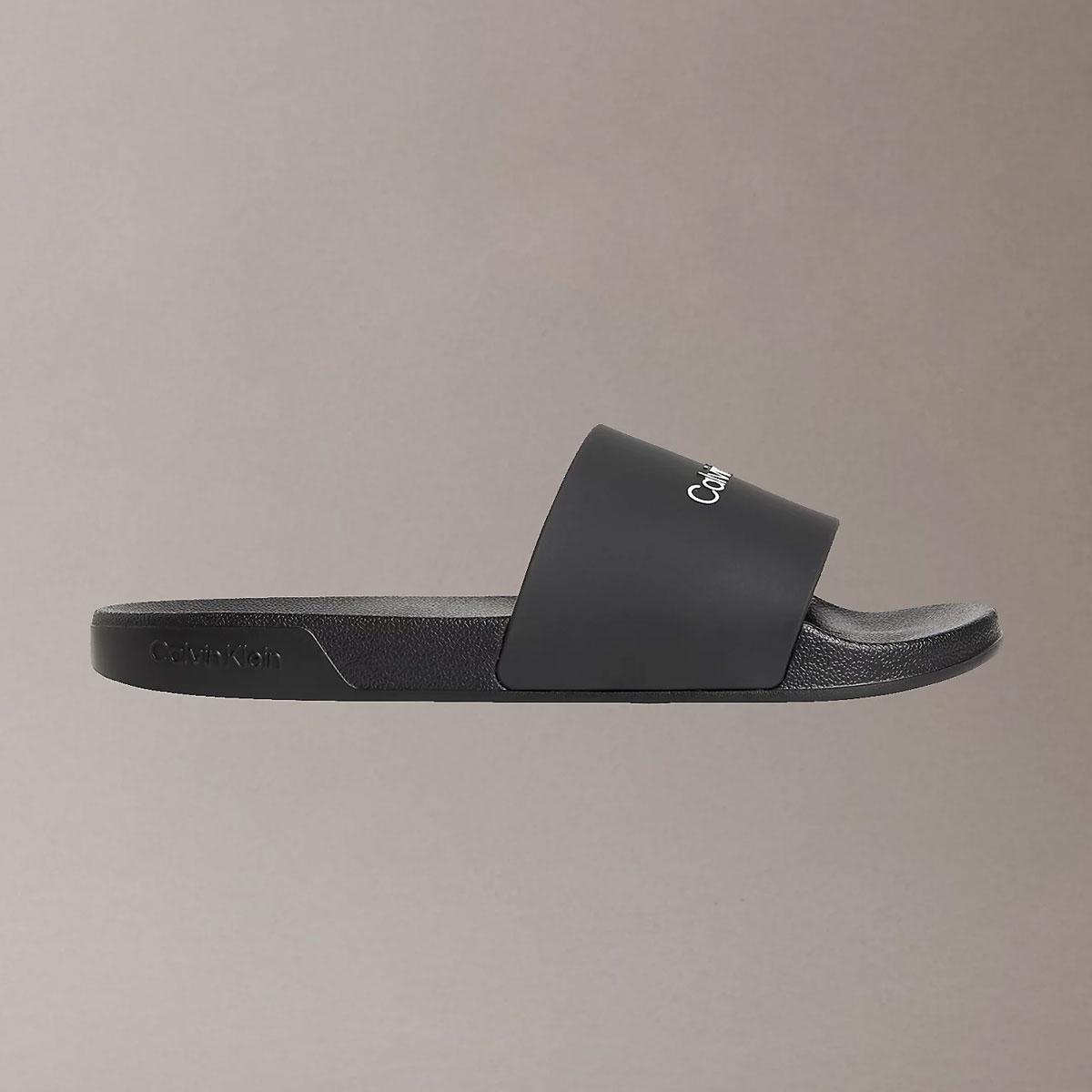 Ciabatte Calvin Klein con logo in tela da uomo rif. HM0HM02107