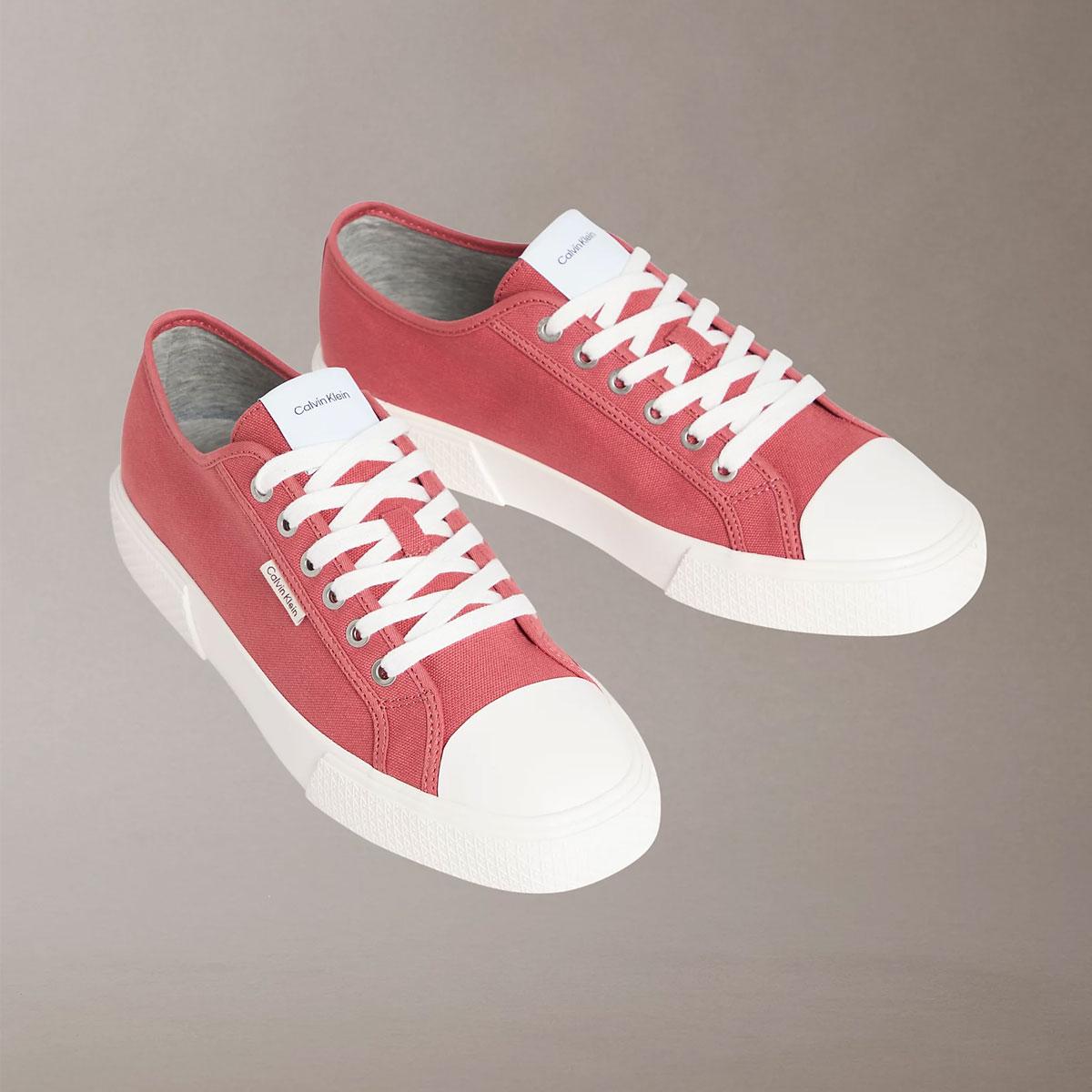 Scarpe Sneakers Calvin Klein Sneakers in tela di cotone con logo da uomo rif. HM0HM02121