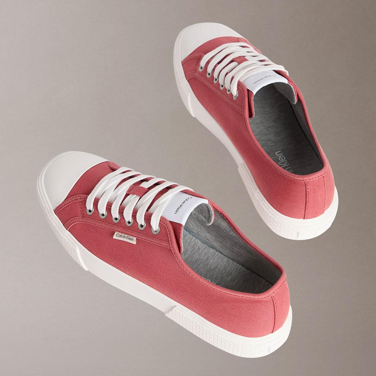 Scarpe Sneakers Calvin Klein Sneakers in tela di cotone con logo da uomo rif. HM0HM02121