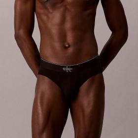 Slip Calvin Klein Underwear Graphic Monogram Cotton Stretch da uomo rif. LV00NB4471-4RV