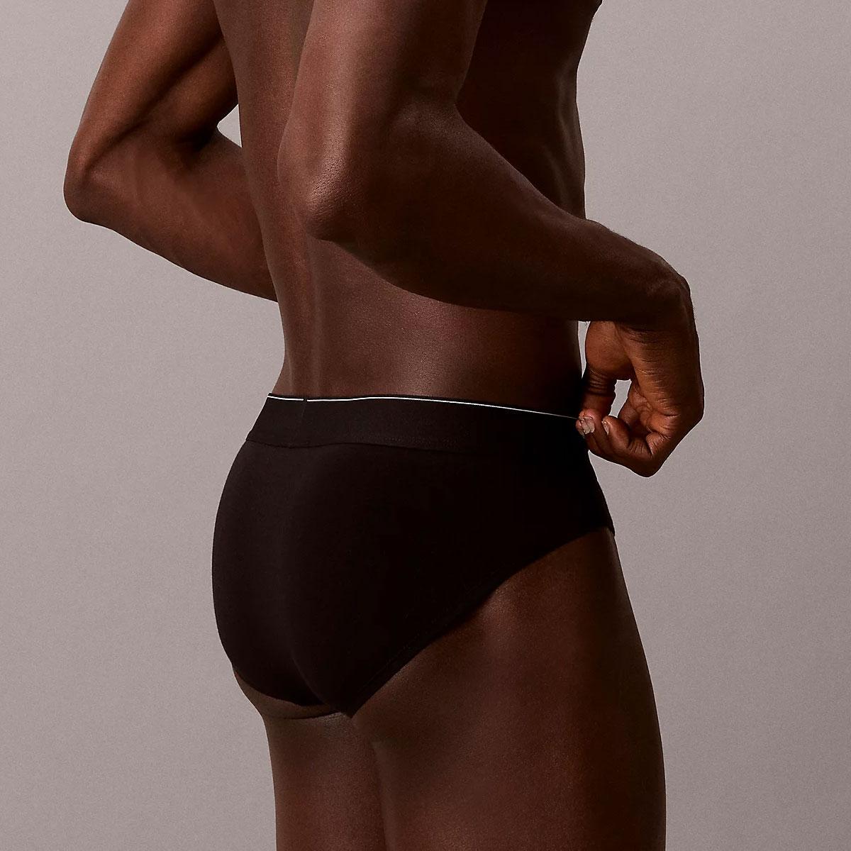 Slip Calvin Klein Underwear Graphic Monogram Cotton Stretch da uomo rif. LV00NB4471-4RV