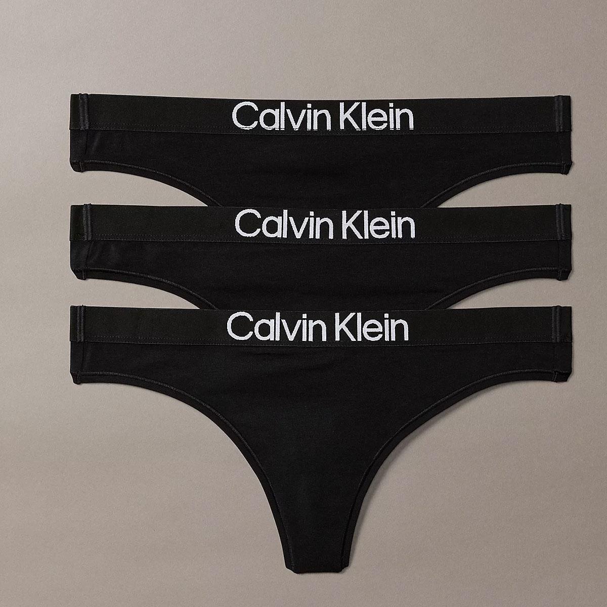 Perizoma Calvin Klein Underwear in confezione da 3 - Maximum Cotton da donna rif. LV00QD5397-UB1